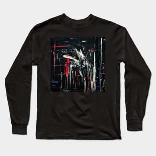 Abstract in dark colors Long Sleeve T-Shirt